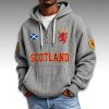 Scotland World Cup 2026 Waffle Quarter Zip Hoodie3