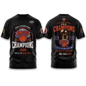 2026 Knicks Champions Built In New York Shirt