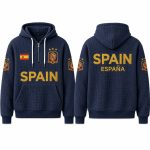 Spain World Cup 2026 Waffle Quarter Zip Hoodie
