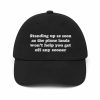 Standing Up As Soon As The Plane Lands Won't Help You Get Off Any Sooner Hat (1)