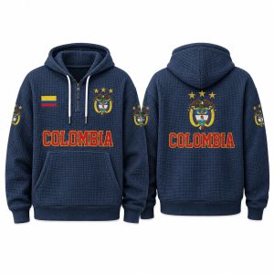 Colombia World Cup 2026 Waffle Quarter Zip Hoodie