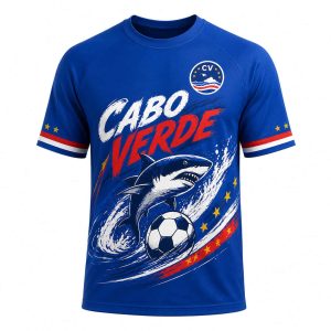 Cabo Verde Blue Sharks World Cup 2026 Shirt 1