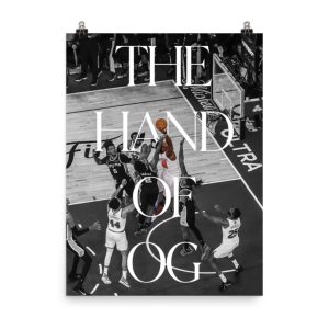 The Hand Of OG Anunoby Game Winning Tip Poster (2)