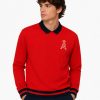 2026 Angels Throwback Collared Crewneck Giveaway3