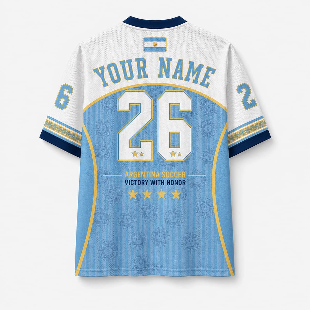 2026 Argentina Football Champion Custom Name Mesh Jersey 3 2026 Argentina Football Champion Custom Name Mesh Jersey3