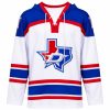 2026 Rangers Dallas Stars Hooded Hockey Sweater Giveaway1