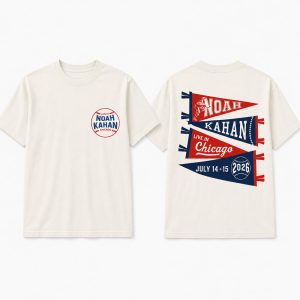 Noah Kahan Live In Chicago 2026 Shirt
