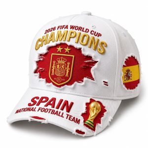 2026 World Cup Champions Spain Distressed Hat1