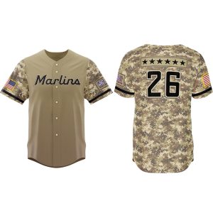2026 Marlins Military Appreciation Night Jersey Giveaway