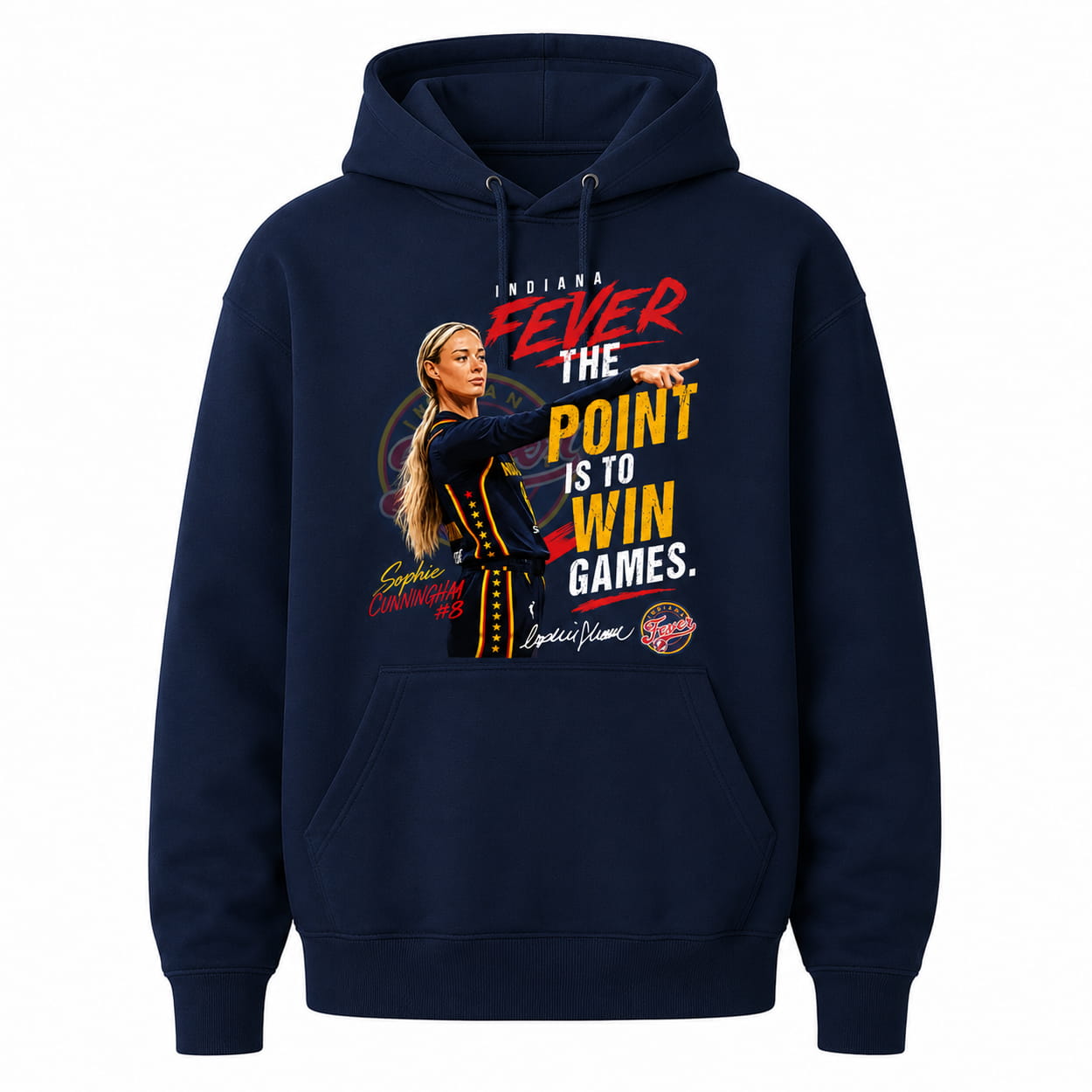 Fever Sophie Cunningham The Point Is To Win Games Shirt 3 Fever Sophie Cunningham The Point Is To Win Games Shirt2