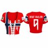 Haaland Norway 2026 World Cup Lace-Up Soccer Crop Top