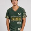 Packers Est 1919 Distressed Ripped Luxury V-Neck T-Shirt
