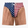 Sexy Man Body Patriotic Beach Shorts1