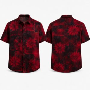 2026 Daniel Molloy Red Floral Shirt (1)