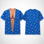 2026 Lions 3D Muscle Illusion Fan Shirt