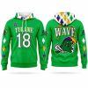 2026 Tulane Green Wave Mardi Gras City Hoodie
