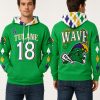 2026 Tulane Green Wave Mardi Gras City Hoodie 7 2026 Tulane Green Wave Mardi Gras City Hoodie