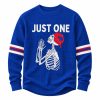 Bills Just One Skeleton Waffle Long Sleeve Top