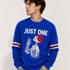 Bills Just One Skeleton Waffle Long Sleeve Top