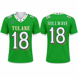 2026 Tulane Green Wave The King of Mardi Gras City Jersey (1)