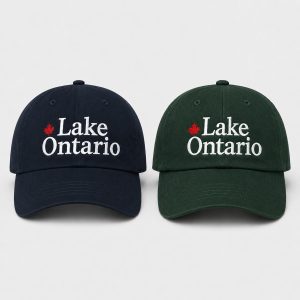 Lake Ontario Canada Maple Leaf Hat