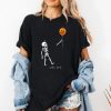 Well Shit Skeleton Halloween Pumpkin Balloon Shirt