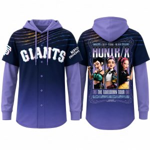 2026 Giants KPop Demon Hunters HUNTRX Hooded Jersey Giveaway