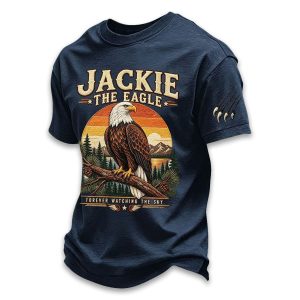 Jackie The Eagle Forever Watching The Sky Shirt