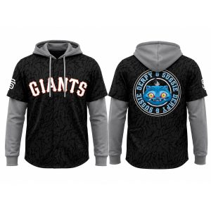 2026 Giants KPop Demon Hunters Derpy Tiger And Sussie Hooded Jersey Giveaway