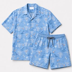 2026 Nationals Hawaiian Shirt And Shorts Set Giveaway