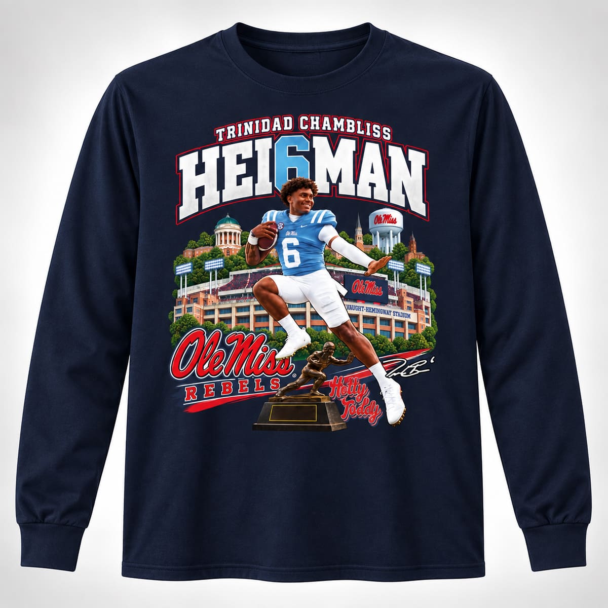 2026 Trinidad Chambliss Hei6man Ole Miss Hotty Toddy Shirt 2 2026 Trinidad Chambliss Hei6man Ole Miss Hotty Toddy Shirt1