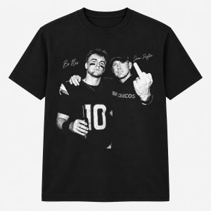 Bo Nix Sean Payton Smoking Beer Middle Finger Shirt