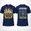 Brewers 103 Wins 2026 NL Central Division Champions Shirt