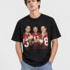 Brock Purdy Joe Montana And Steve Young 49ers Middle Finger Beer Smoking Shirt