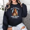 Jesus Ew It Smells Like MAGA In Here Shirt 3