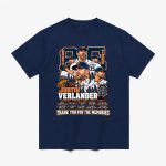 Justin Verlander Tigers Thank You For The Memories Shirt