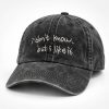 RM I Don't Know But I Like It Hat
