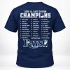 Rays #1 SEED AL East Division Champions Shirt2