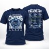 Rays AL East Division Champions 2 Sided Shirt
