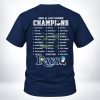 Rays AL East Division Champions 2 Sided Shirt2