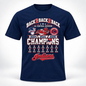 2026 Guardians AL Central Division B2B2B Champions Shirt