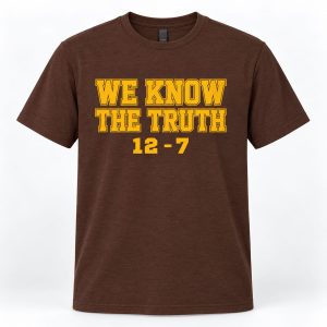 Western Michigan We Know The Truth 12 7 Shirt