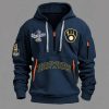 2026 Brewers 1X World Series Champions Quarter Zip Hoodie2