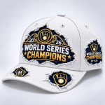 2026 Brewers World Series Champions Distressed Ripped Hat