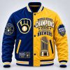 2026 Brewers World Series Champions Split Navy Gold Jacket (2)