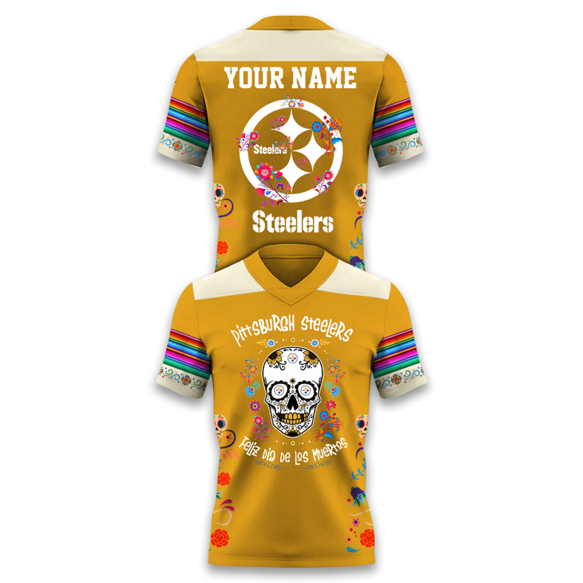 2026 Steelers x Dia De Los Muertos Jersey 1 2026 Steelers x Dia De Los Muertos Jersey