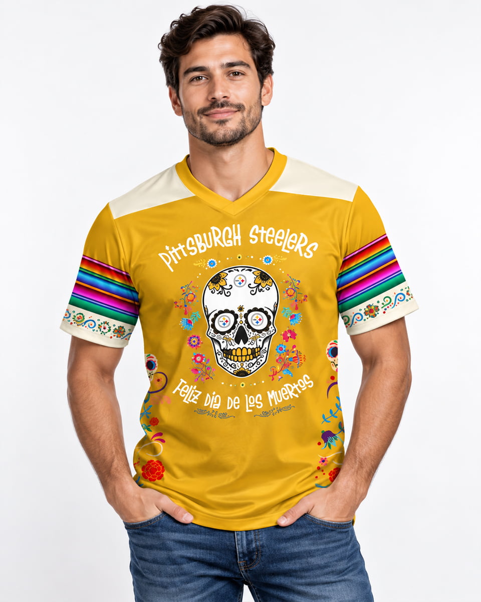 2026 Steelers x Dia De Los Muertos Jersey 3 2026 Steelers x Dia De Los Muertos Jersey2