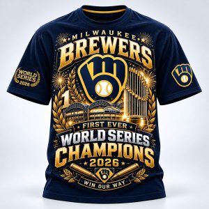 Brewers Frist Ever World Series Champions 2026 Shirt
