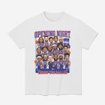 76ers Opening Night Throw The Ball Up Shirt