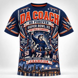 Da Coach 85 Forever Super Bowl XX The Gold Standard Shirt
